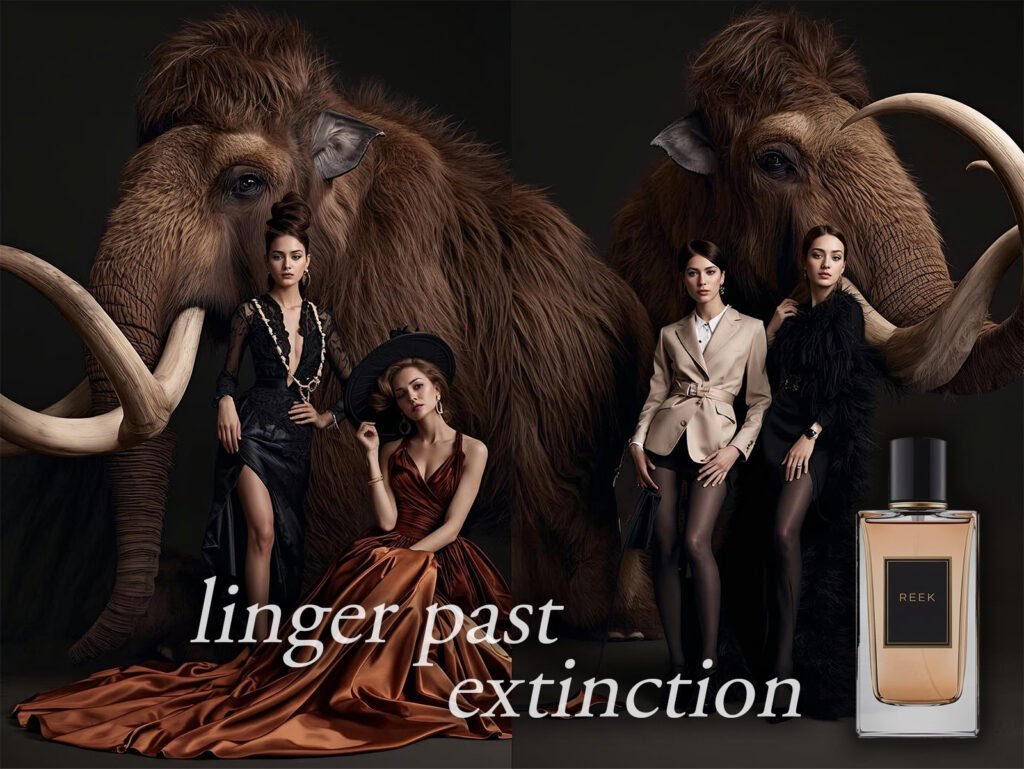 REEK - The only fragrance that lingers past extinction.